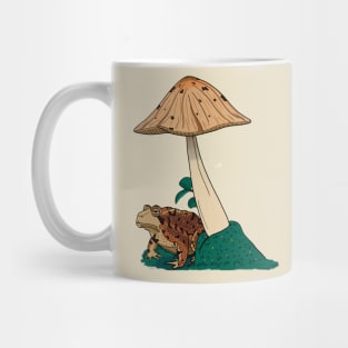 Frog and a mushroom Mug